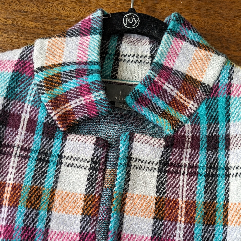 Anthropology plaid vintage jacket